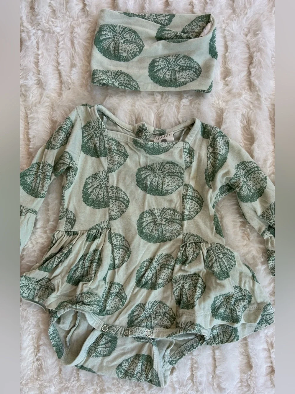 Kate Quinn Sea Urchin Skirt Romper and Headband